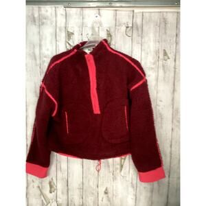 Mountain High 1/2 Zip Fleece Jacket by Kohl's Cozy Pullover Womens M